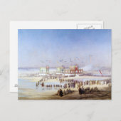 Carte Postale L'inauguration du canal de Suez (Devant / Derrière)