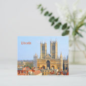 Carte Postale Lincoln, Angleterre (Debout devant)