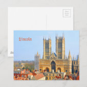 Carte Postale Lincoln, Angleterre (Devant / Derrière)
