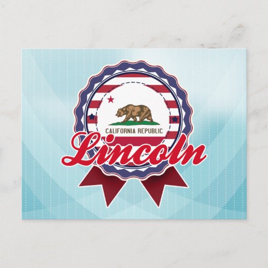Carte Postale Lincoln, CA (Devant)