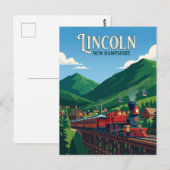 Carte Postale Lincoln États-Unis (Devant / Derrière)