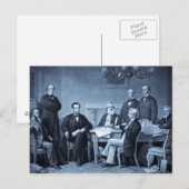 Carte Postale Lincoln Lecture de la proclamation d'émancipation (Devant / Derrière)