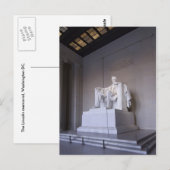 Carte postale Lincoln Memorial (Devant / Derrière)