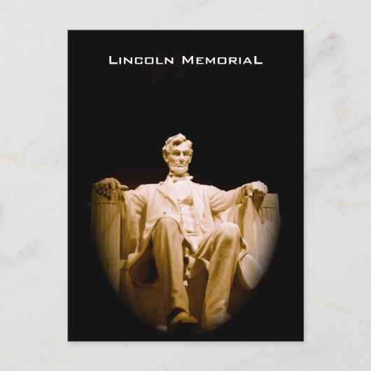 Carte Postale Lincoln Memorial (Devant)