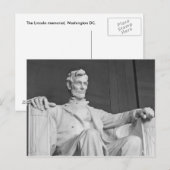 Carte postale Lincoln Memorial (Devant / Derrière)