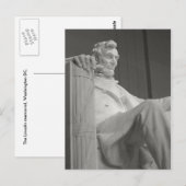 Carte postale Lincoln Memorial (Devant / Derrière)