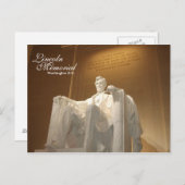 Carte postale Lincoln Memorial (Devant / Derrière)