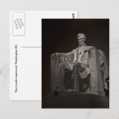 Carte postale Lincoln Memorial (Devant / Derrière)