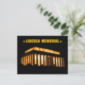 Carte Postale Lincoln Memorial à la nuit, Washington, D.C. (Debout devant)