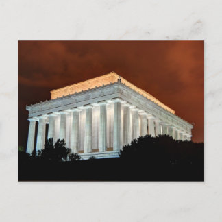 Carte Postale Lincoln Memorial à la nuit - Washington DC
