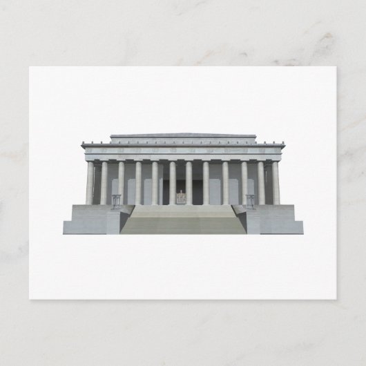 Carte Postale Lincoln memorial : Washington DC (Devant)