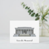 Carte postale : Lincoln Memorial : Washington DC (Debout devant)