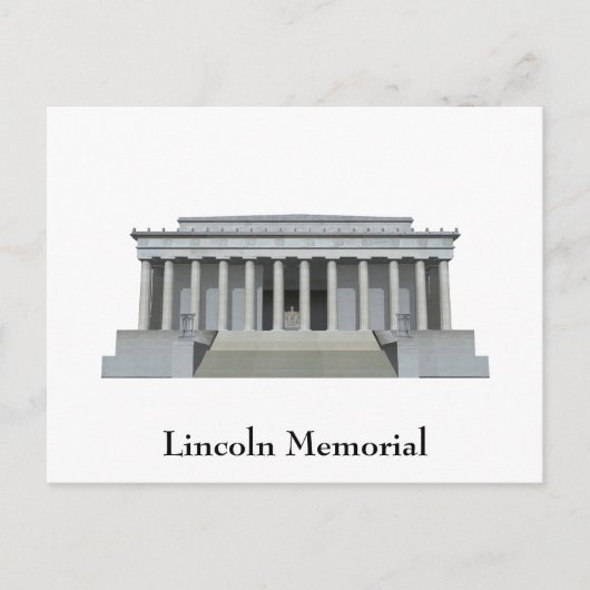 Carte postale : Lincoln Memorial : Washington DC (Devant)