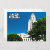 Carte postale Lincoln Nebraska (Devant / Derrière)