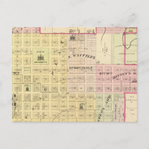 Carte Postale Lincoln Nord, Nebraska