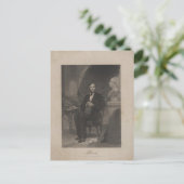 Carte Postale Lincoln regarde Washington (Debout devant)