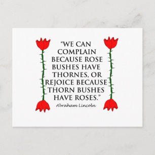 Carte Postale Lincoln : sur Thornes et Rose (Deux Roses).