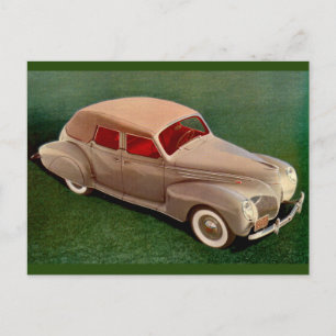 Carte Postale Lincoln Zephyr 1939