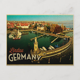 Carte Postale Lindau Allemagne Panorama