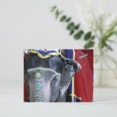 Carte Postale L'Inde, Ràjasthàn, Jaipur. Fort ambre (Debout devant)