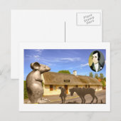 Carte Postale L'indépendance écossaise brûle à la souris (Devant / Derrière)