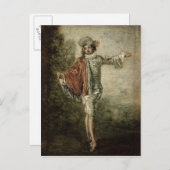 Carte Postale L'Indifferent, 1716 (Devant / Derrière)