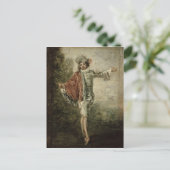 Carte Postale L'Indifferent, 1716 (Debout devant)