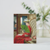 Carte Postale L'indiscrétion, 1895 (Debout devant)