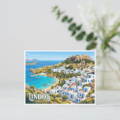 Carte Postale Lindos Grèce (Debout devant)