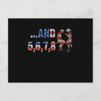 Line Dance Country Music US Drapeau Cowboy Cowgirl