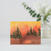 Carte postale "Line of Pine" Country Roads (Debout devant)