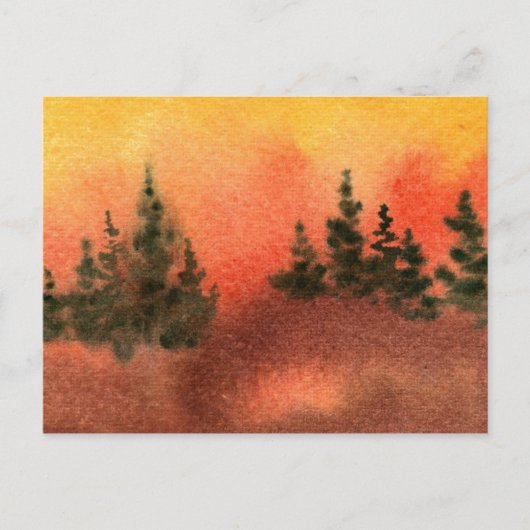 Carte postale "Line of Pine" Country Roads (Devant)