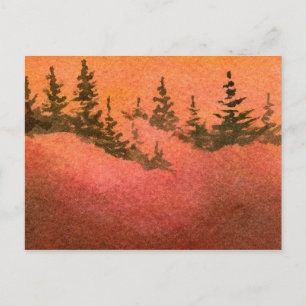 Carte postale "Line Pine #4" Country Roads