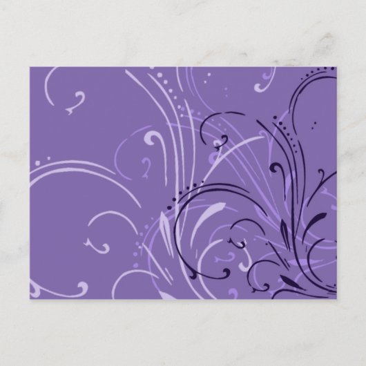 Carte postale linéaire de danse (Devant)