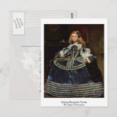 Carte Postale L'Infanta Margarita Teresa Par Diego Velazquez (Devant / Derrière)