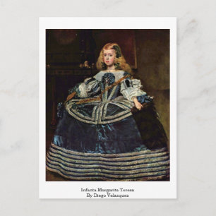 Carte Postale L'Infanta Margarita Teresa Par Diego Velazquez