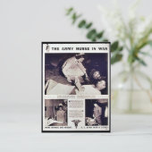 Carte Postale L'Infirmière De L'Armée En Guerre (Debout devant)