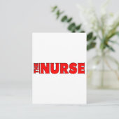 CARTE POSTALE L'INFIRMIÈRE - OBTENUE LE ? (Debout devant)