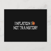 Carte Postale L'inflation n'est pas transitoire (Devant)
