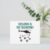 Carte Postale L'inflation n'est pas transitoire (Debout devant)
