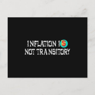 Carte Postale L'inflation n'est pas transitoire