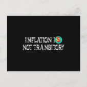 Carte Postale L'inflation n'est pas transitoire (Devant)