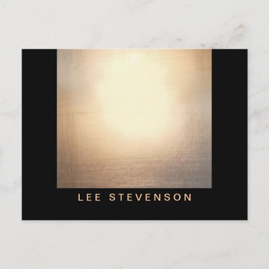 Carte Postale Linge turquoise et Cercles d'or Salon de beauté 2 (Devant)