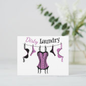 Carte Postale Lingerie (Debout devant)