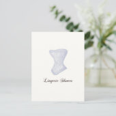 Carte postale Lingerie Douche (Debout devant)