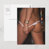 Carte Postale Lingerie Model Cute photo en bas (Devant / Derrière)
