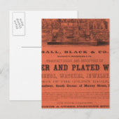 Carte Postale Lining Colton's American Atlas (Devant / Derrière)