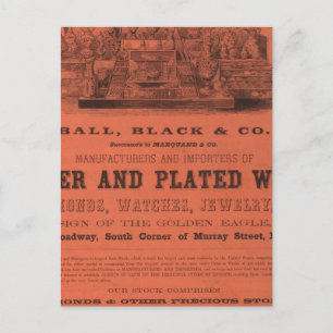 Carte Postale Lining Colton's American Atlas