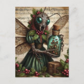 Carte Postale L'insecte de Noël Déplaisant (Devant)