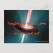 Carte Postale L'inspiration est impopulaire (Devant)